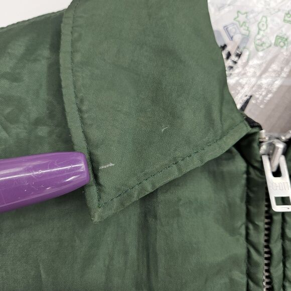 Vintage Golden Fleece Jacket Mens 40 Industrial Outerwear Olive Green Coat - Picture 3 of 13